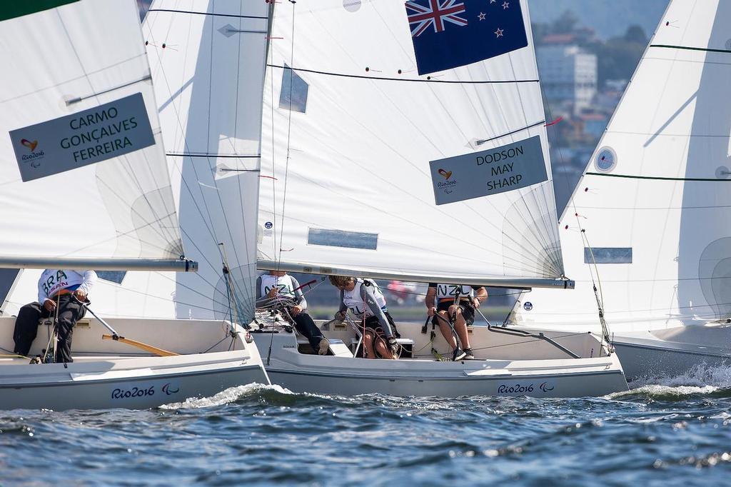 NZL Sonar - 2016 Paralympics - Day 1, September 13, 2016 © Richard Langdon / World Sailing